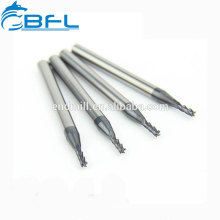 BFL Tungsten Carbide Left Hand Helix Square Endmill/3 Flute Carbide Coated Down Cut End Mills